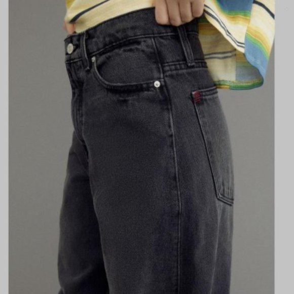 NWT BDGashed  Urban Outfitters RIh Extreme Baggy Jean - WBlack Denim - Picture 15 of 15
